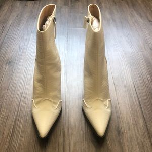 White Alligator Booties